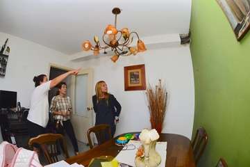 La candidata de Podemos al Parlamento de Canarias por Gran Canaria estuvo este martes en Caserones Altos (Foto TA)